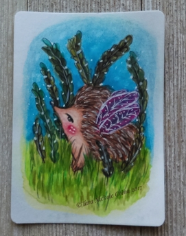 Fairy Hedgehog by Tara N Colna